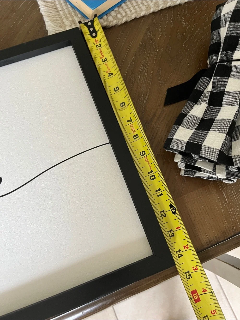 Love Script Framed Wall Art - Black